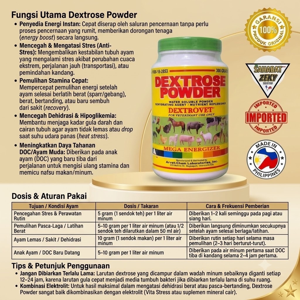 Dextrose Powder isi 500gram