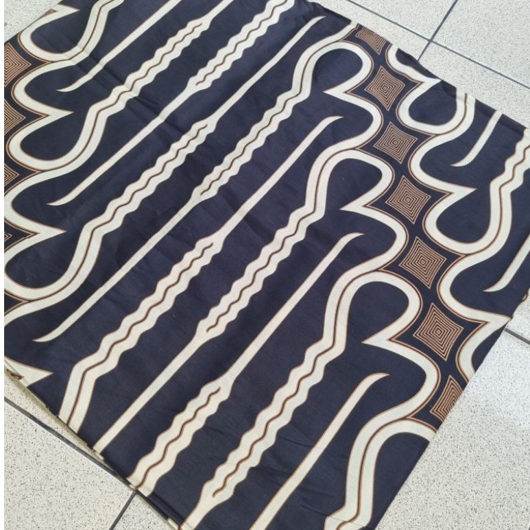 BAHAN BATIK KATUN MANDRA BATIK MOTIF KRIS KATUN BATIK METERAN HARGA PER 0.5CM