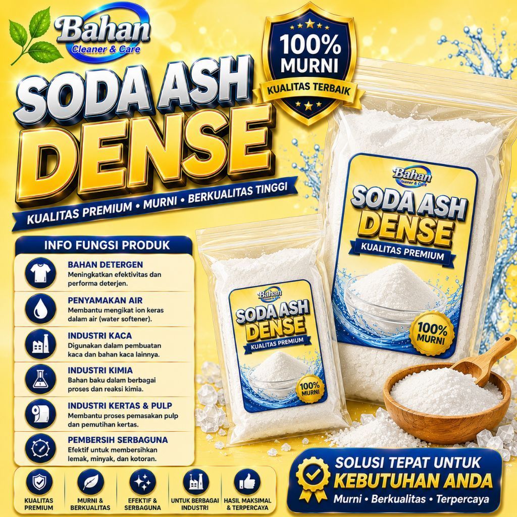 [LUAR JAWA] Soda ash dense / Peningkat daya bersih sabun