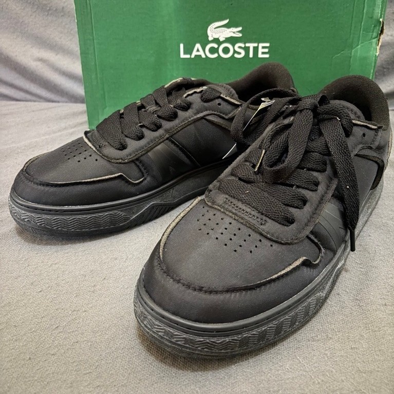 Sepatu sneakers pria Lacoste Crafted Black original with box
