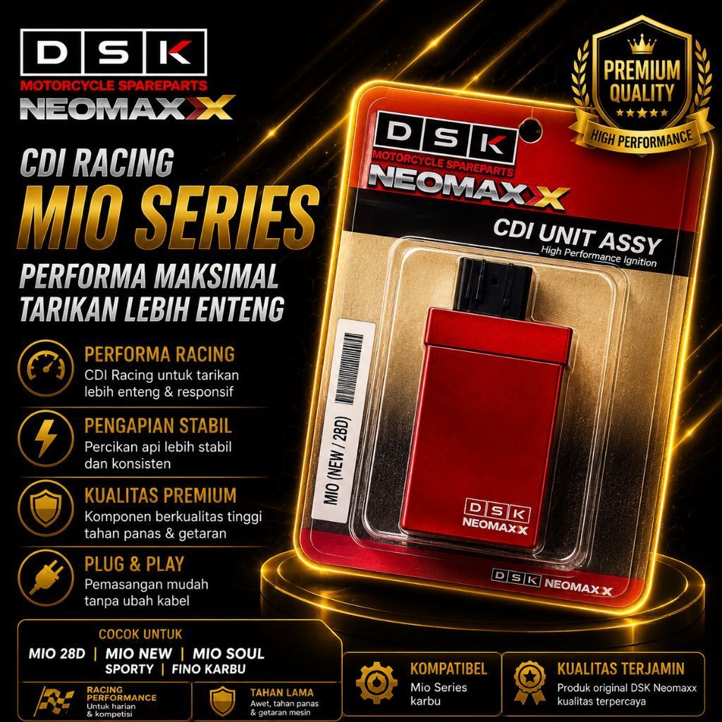 CDI RACING MIO 28D / MIO NEW / MIO SOUL / SPORTY / FINO KARBU DSK NEOMAX