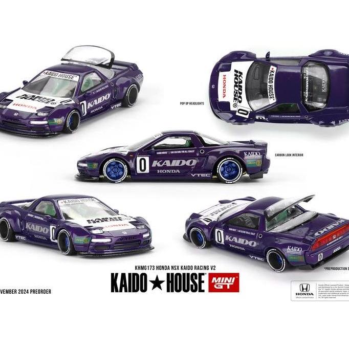 MINI GT KAIDO HOUSE 173 Honda NSX Kaido Racing V2 Purple