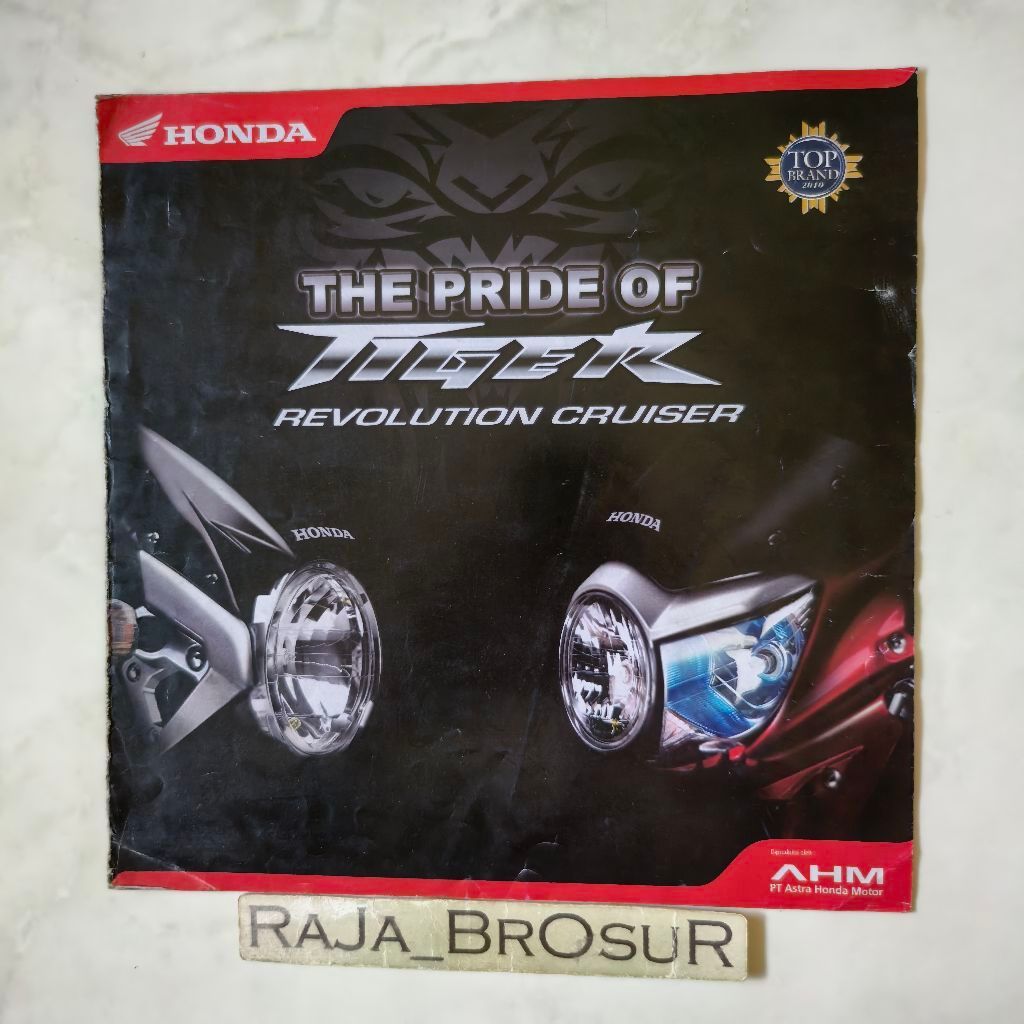 Poster brosur katalog leaflet Honda Tiger 2000 Tiger Revolution Tirev Tiger Picek Pece 2010