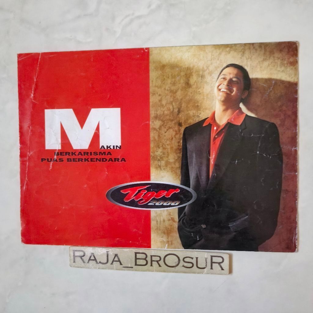 Poster brosur katalog leaflet jadul lawas Honda Tiger 1997