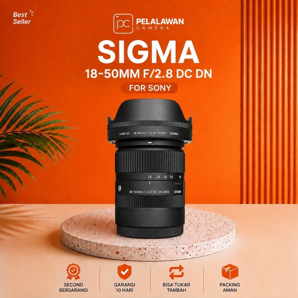 Sigma 18-50mm f/2.8 DC DN Sony Second Bergaransi 100%