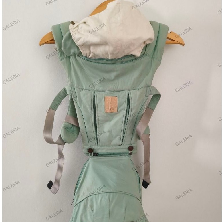 gendongan preloved hipseat lengkap topi Ecleve