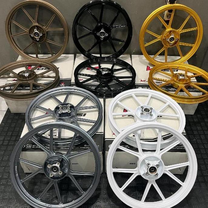 '' VELG VROSSI NOZ GP WHEEL SUZUKI SATRIA 2TAK DOUBLE DISC ''