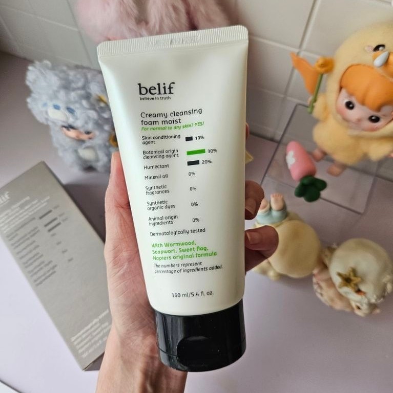 BELIF Moisturizing Soft Cloud Cleansing Foam 160ml