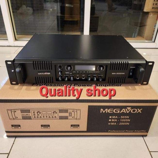 Professional Power Amplifier Megavox Ma 2005N 4 Watt Usb Mp3 Bluetooth