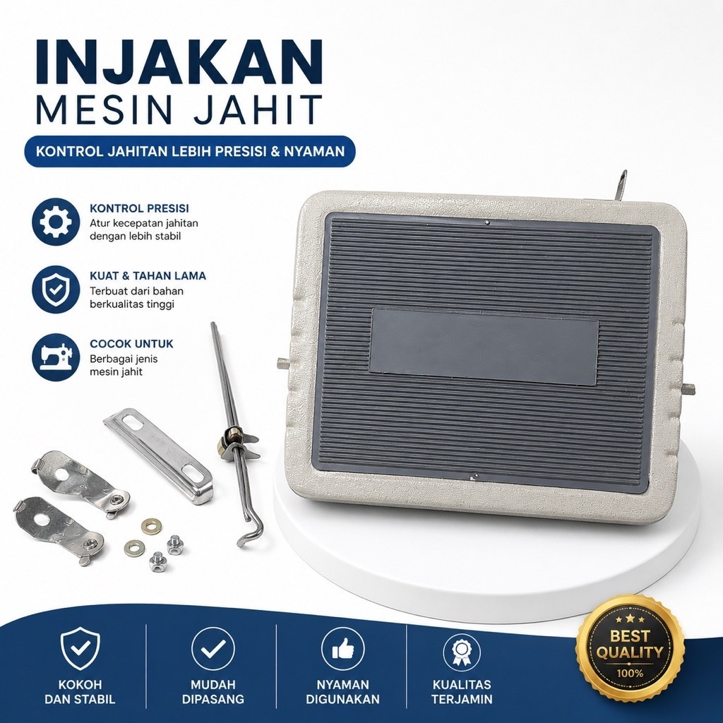 Injakan Besar Mesin Jahit Industri