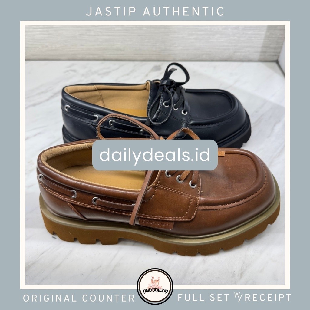 #1-70381173 Ridged Sole - Jast[p] CK ORIGINAL COUNTER BOAT SHOES SEPATU SEPATU STORE AUTHENTIC ASLI 