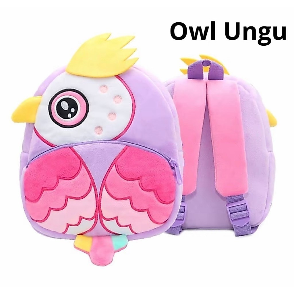 TAS BONEKA ANAK MERK KAKOO ORIGINAL MOTIF HEWAN