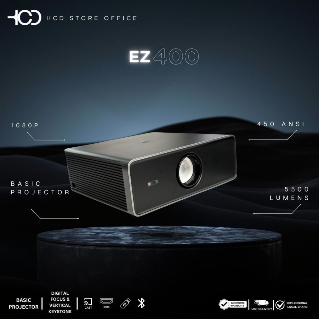 EZZRALE EZ400 Miracast Basic Projector