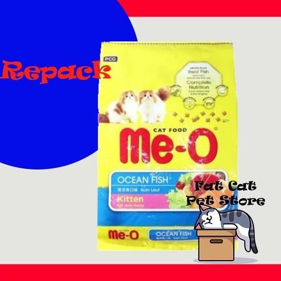 Meow- New- Meo Kitten - Meo Kitten Makanan Kucing Repack 500Gram