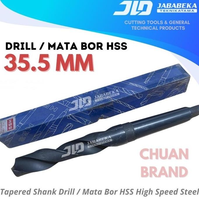 Sale Mata Bor 35.5Mm Mata Bor Cones 35.5 Mm Taper Shank Drill / Mata Bor 35.5 Mm Hss High Speed Stee