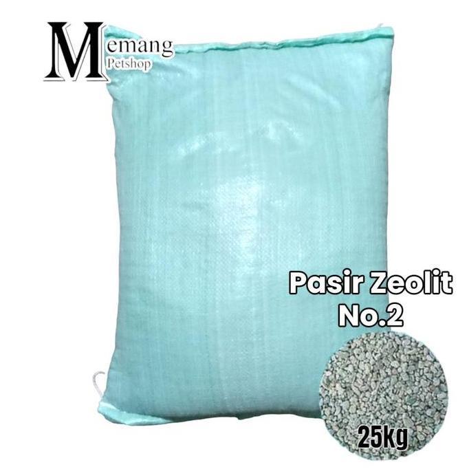Meow- New- Pasir Natural Zeolite / Zeolit 25 Kg - Pasir Hen Peliharaan