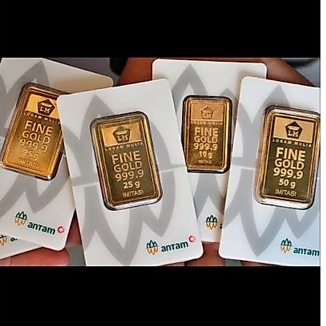 Emas batang asli 0,5 gram