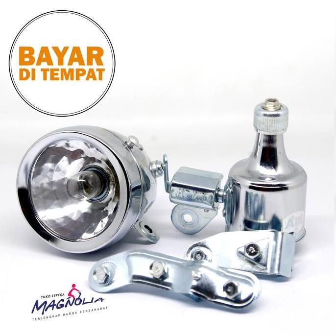 Promo Lampu Dinamo Sepeda Ontel Kebo Mini Jadul Lampu Sepeda Jadul Kuno Diskon