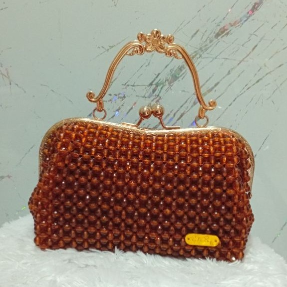 Tas Manik-manik Kristal berkilau Handmade