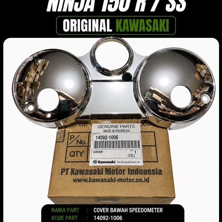 COVER BAWAH SPEEDOMETER NINJA 150 R/SS