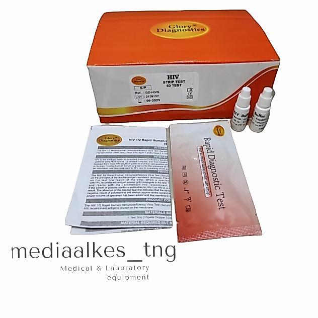 Hiv Strip Test 50 Test Glory Diagnostics #Gratisongkir