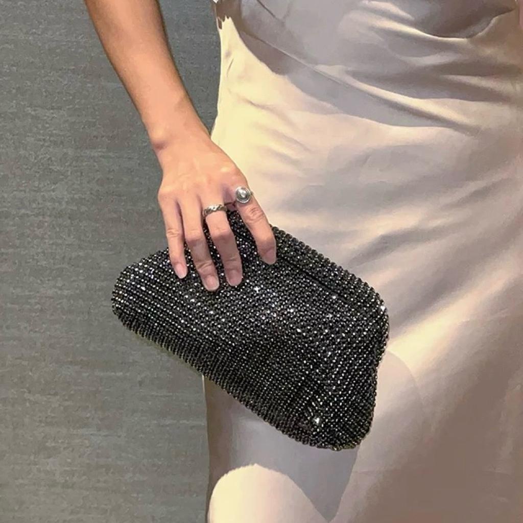 Clutch Pesta Diamond Bag Julius Premium Handbag Wanita Dinner Party Bag J057