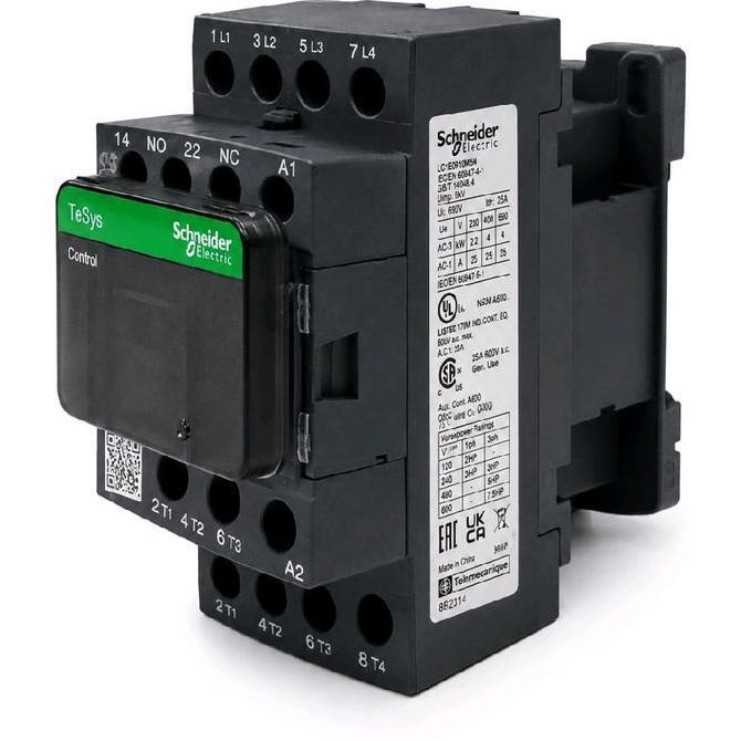 KONTAKTOR SCHNEIDER LC1DT32 4 POLE 32A  B7 D7 E7 F7 M7 Q7 COIL 24V 42V 48V 110V 220V 380V 4P ORIGINA