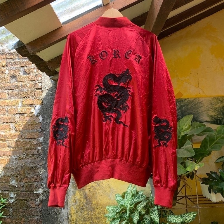 8 SECONDS X G DRAGON SUKAJAN BOMBER JACKET BIGBANG KPOP MERCHANDISE