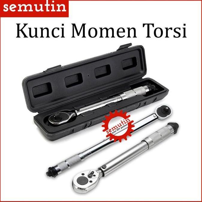 KUNCI MOMEN TORSI / TORQUE WRENCH TWO-WAY SPANNER TOOLS BENGKEL MOBIL RODA MOBIL ANT79