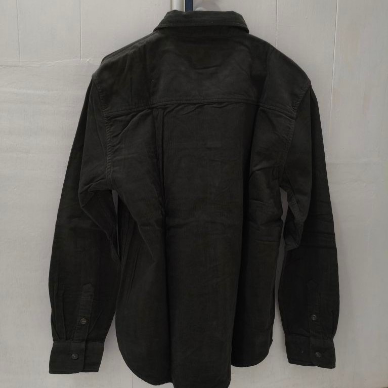 Kemeja Pria Tangan Panjang Celcius Hijau Army Original Bekas Second Bagus