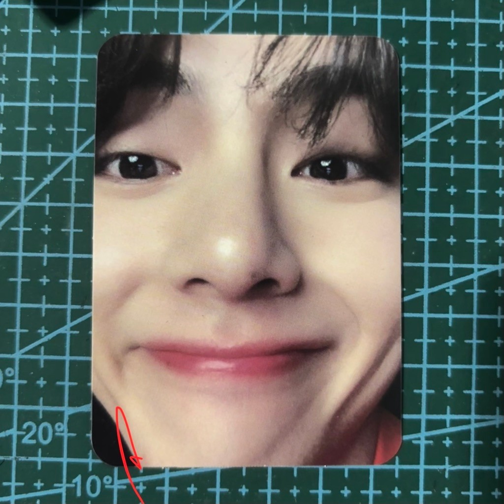 Photocard BTS Taehyung Zoom Dicon