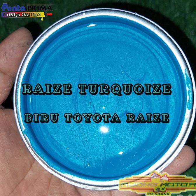 Cat Penta Oto/Cat Duco PU TT-5127 Raize Turquoise (Biru Toyota Raize)