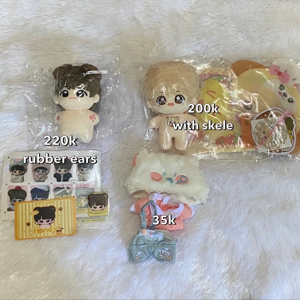 DOLL JAKE ENHYPEN YUNNIE THE POOH / YUNNIE BEAR XIAO BULUN CLOTHES 10 CM