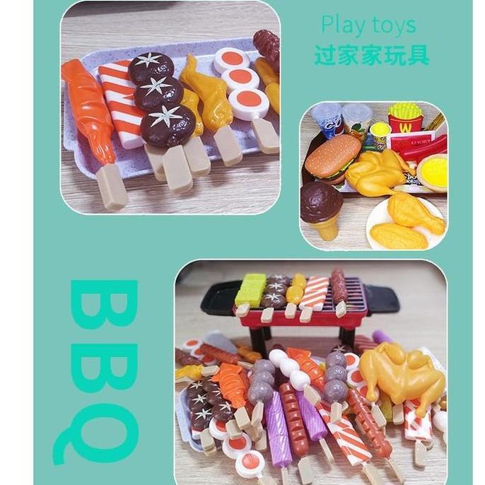 Gamebot- [Tm888]Mainan  Anak Bbq Set Lengkap