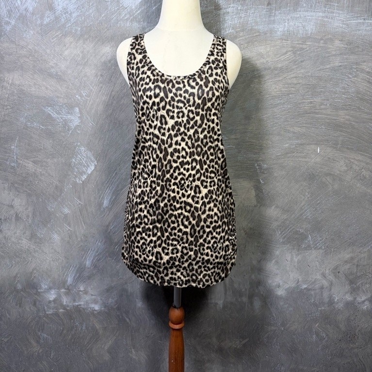 Y2K 5351 Pour Les Femmes Leopard Tanktop