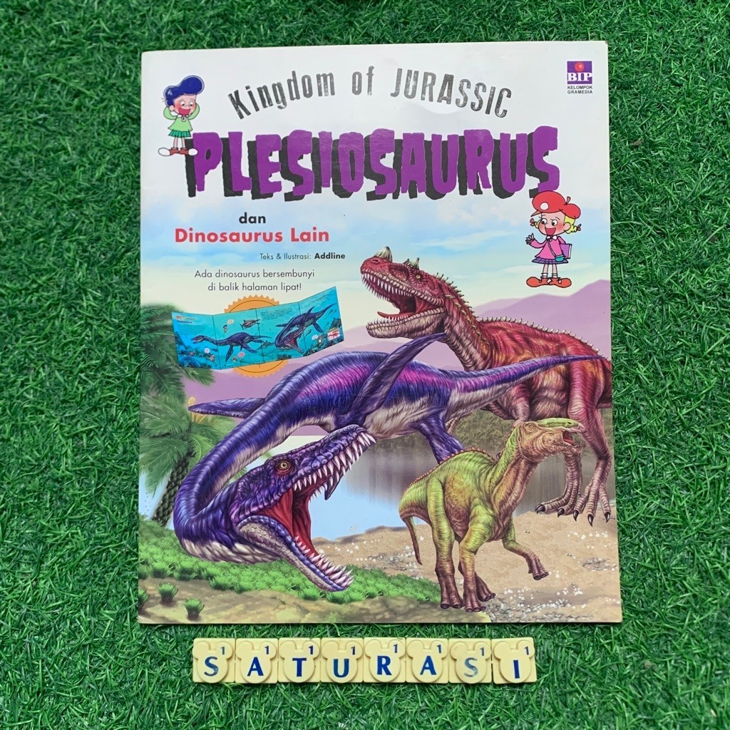(Saturasi Peeloved) Kingdom of Jurassic : Plesiosaurus dan Dinosaurus Lain - Buku Cerita Anak