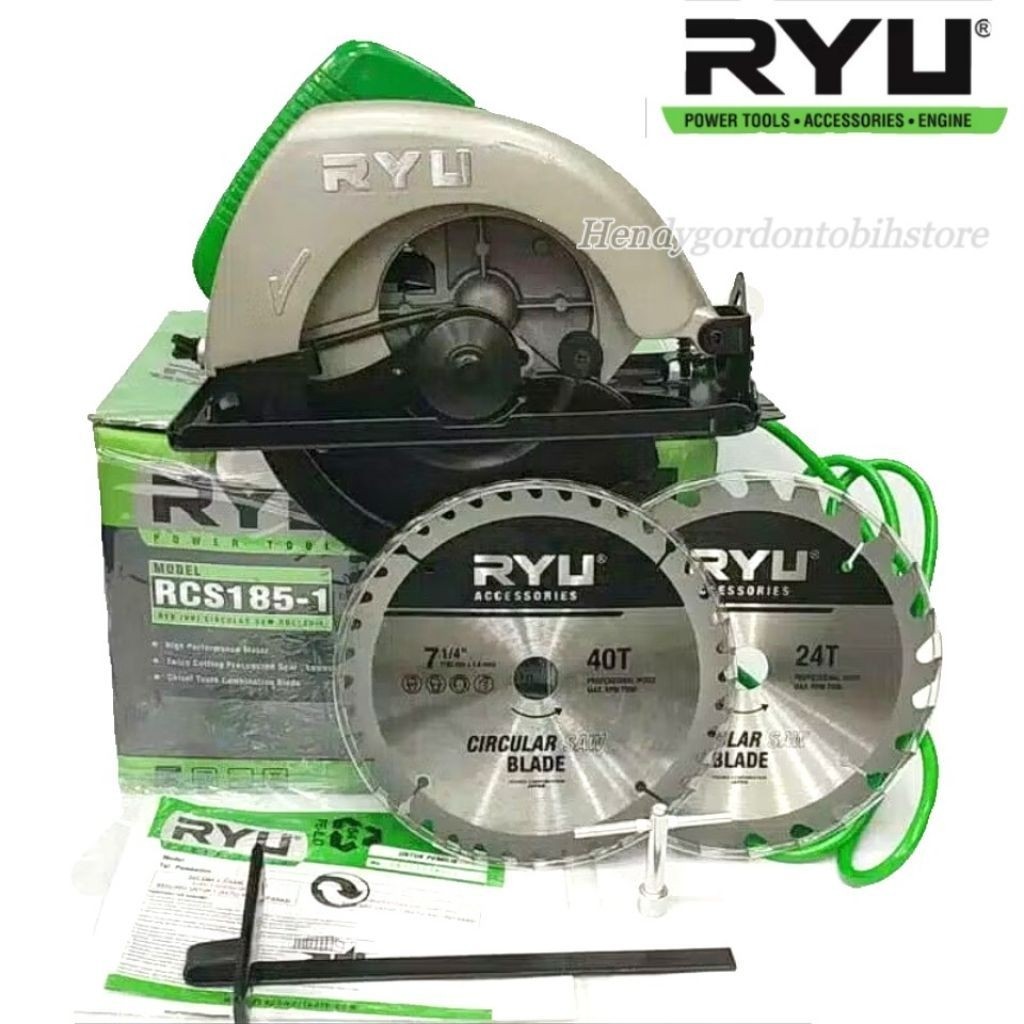 RYU Circle saw / Circular Saw / Mesin Potong Kayu Ryu 7 Inch Original Ryu Termurah