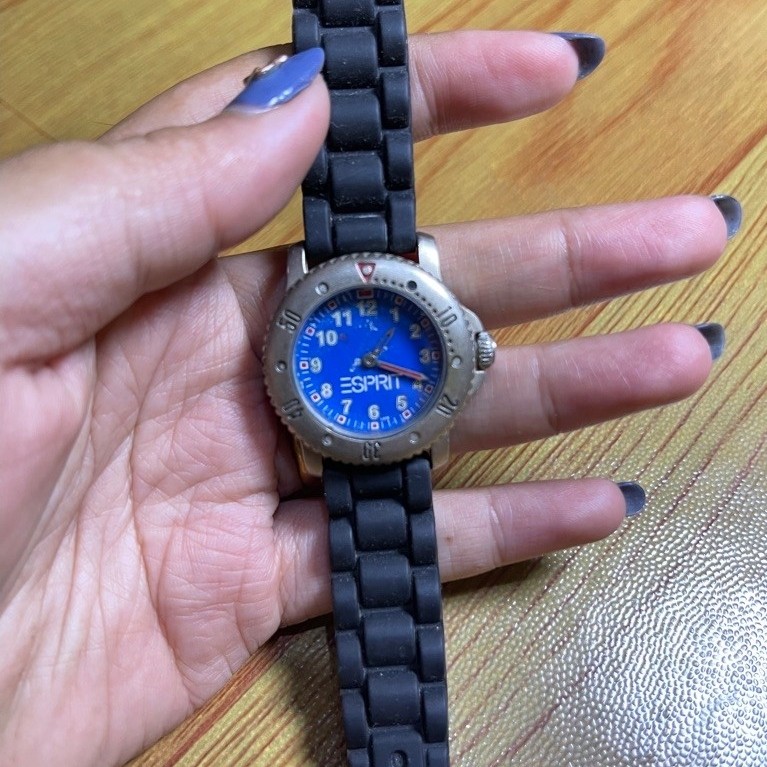 JAM TANGAN SECOND ESPRIT BLUE DIAL