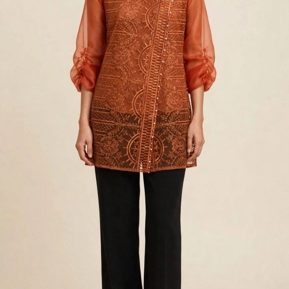 Outer zize Brukat Bordir Premium Wanita | Outer Kondangan Elegan | Atasan Brukat