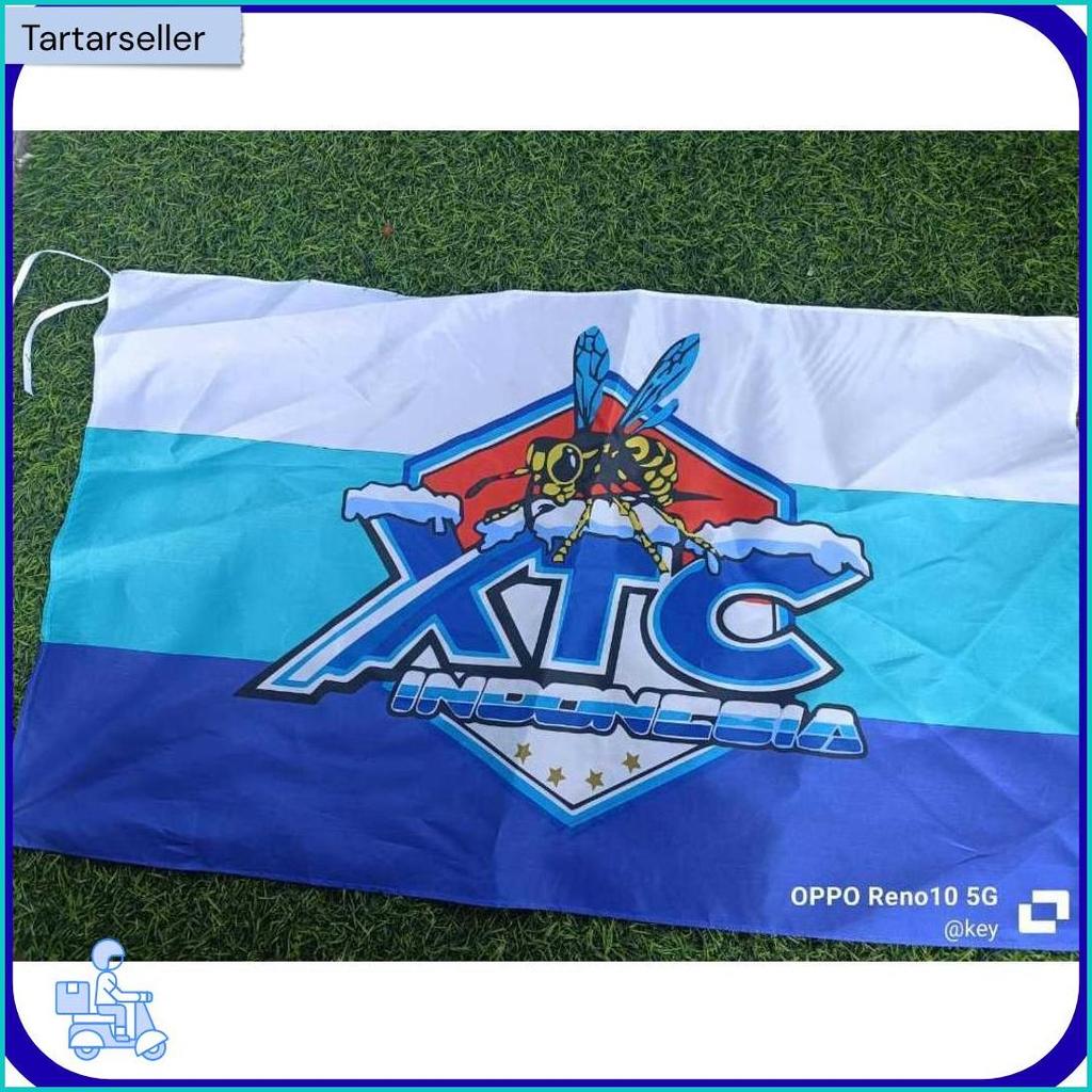 Bendera Xtc Fullprint Bendera Xtc Logo Lebah Fast Moving