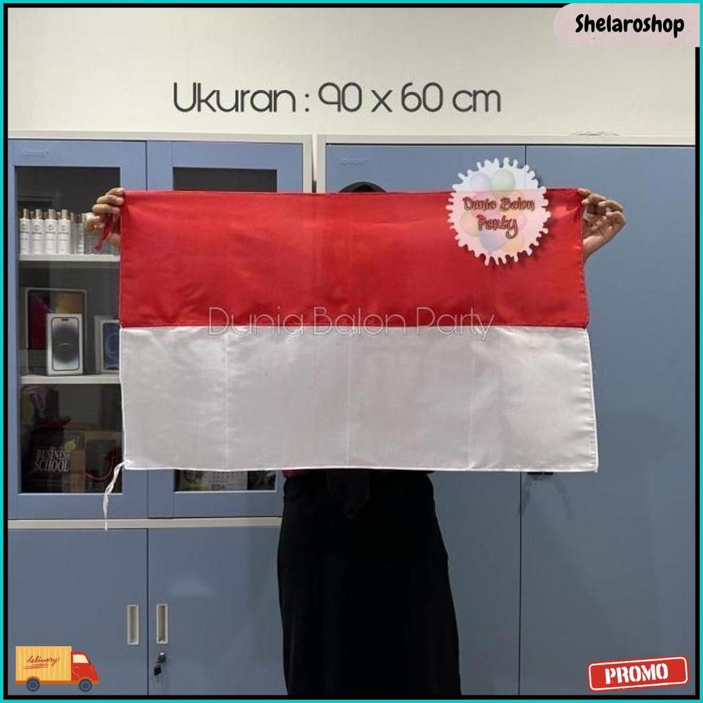 Bendera Merah Putih / Bendera Indonesia / Bendera Kain Merah Putih Harga Grosir