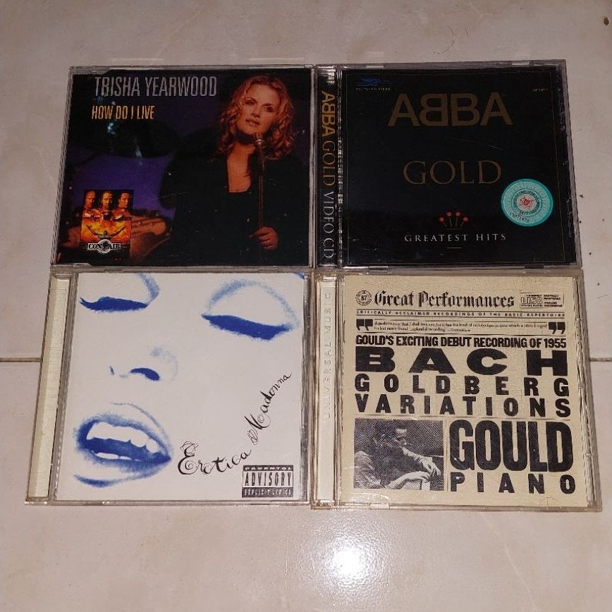 cd & vcd TRISHA YEARWOOD-How Do I Live (Single-EU) / ABBA-Gold Greatest Hits (Hong Kong) / MADONNA-E