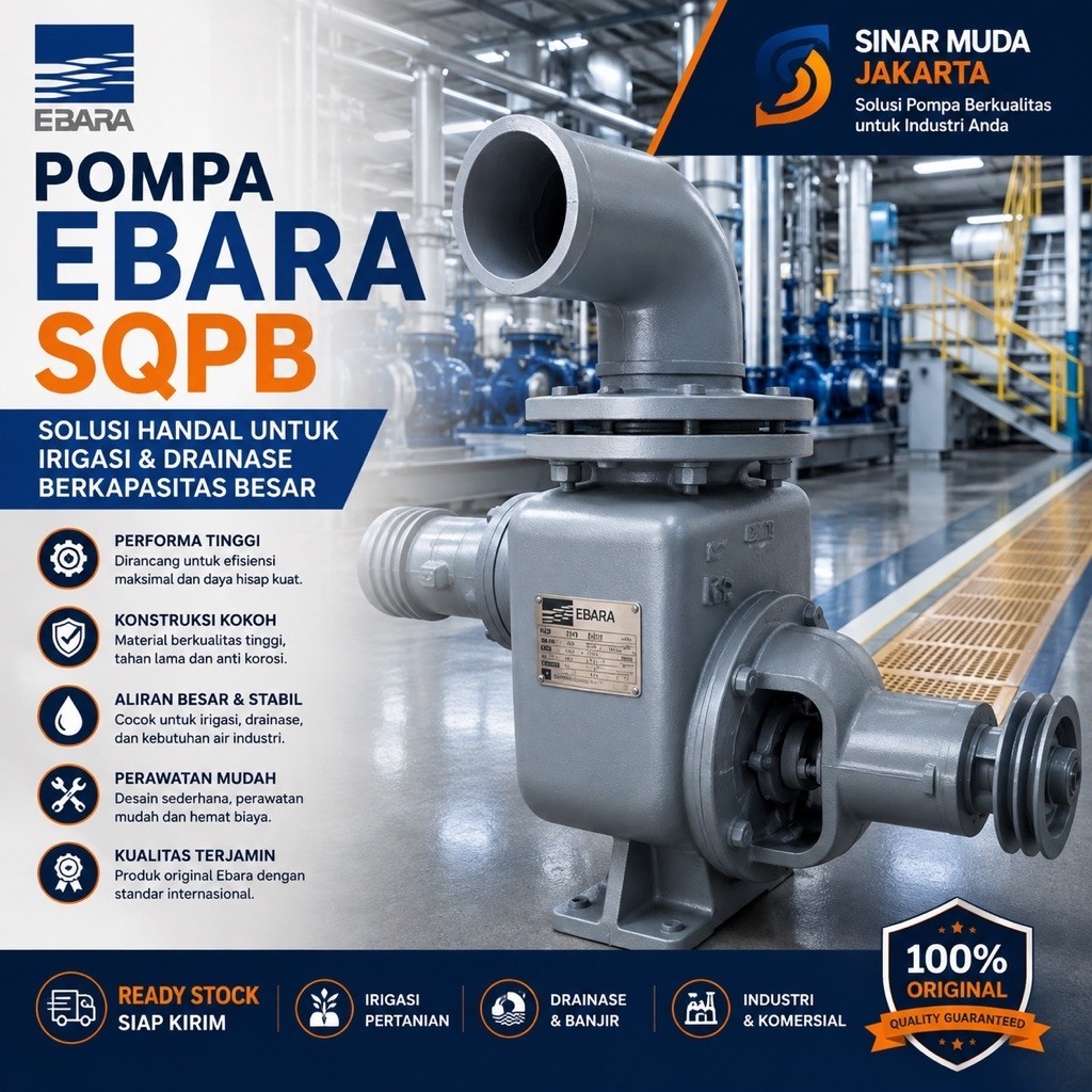 POMPA EBARA SQPB-150 POMPA IRIGASI/PERTANIAN