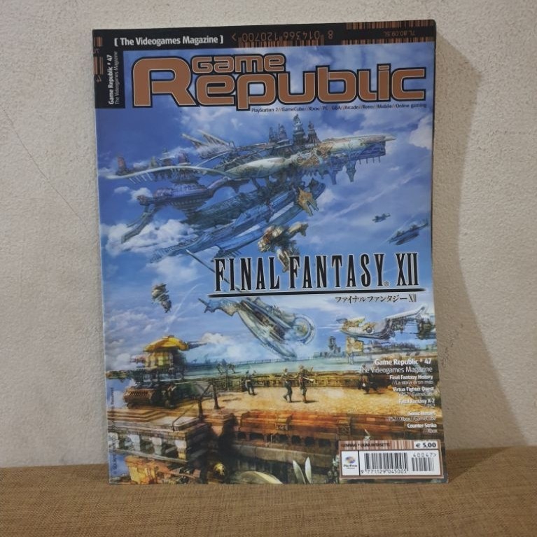 Majalah Game Vintage Import Game Republic cover Final Fantasy VII