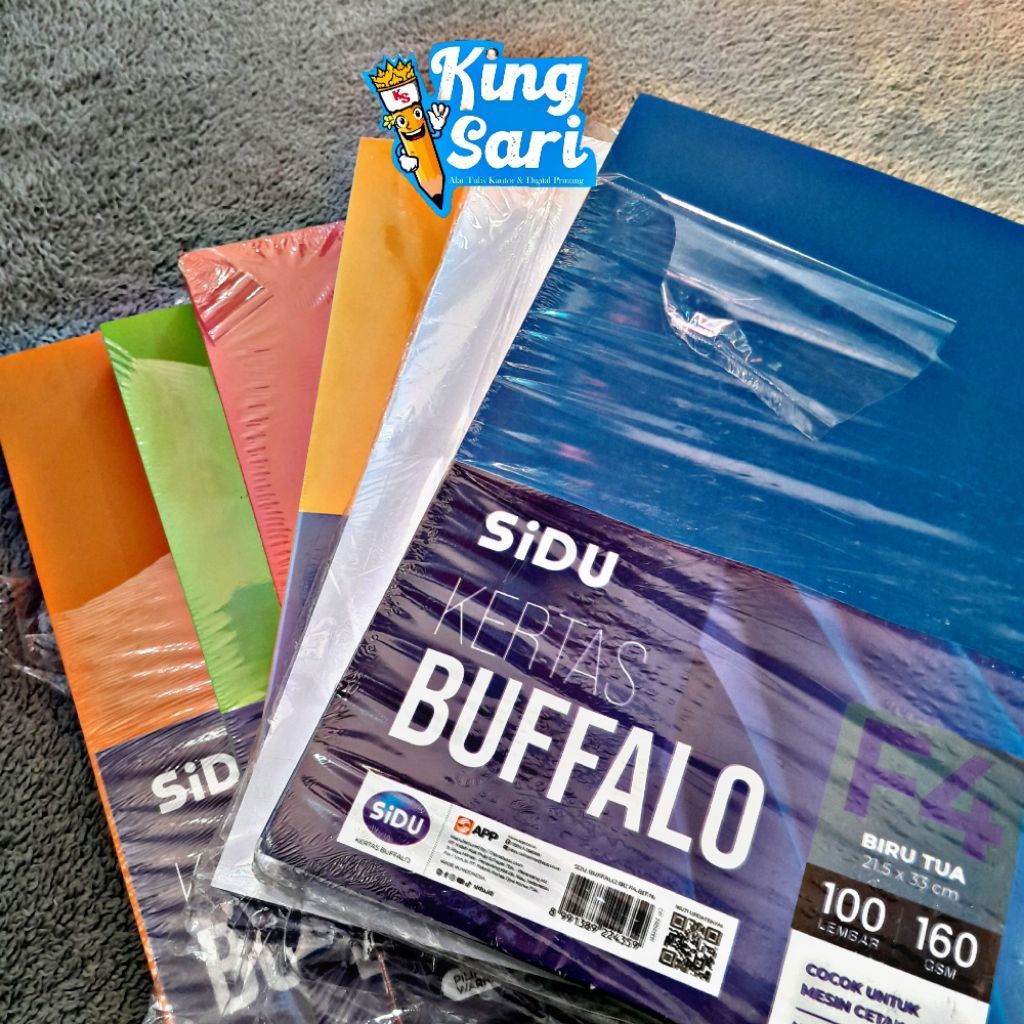 KERTAS BUFALO POLOS/KERTAS BUFALO PUTIH POLOS/KERTAS BUFALO BIRU POLOS/KERTAS BUFALO KUNING POLOS/KE
