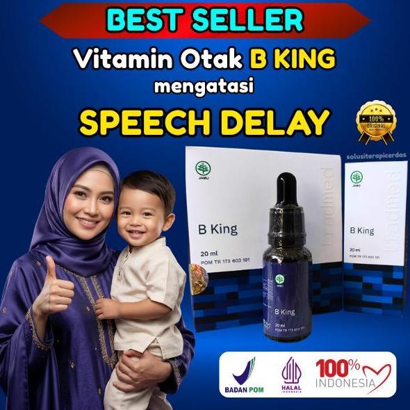 Segar- Bking Vitamin Otak Anak Atasi Speech Delay & Meningkatkan Daya Ingat - Paket 1 Botol