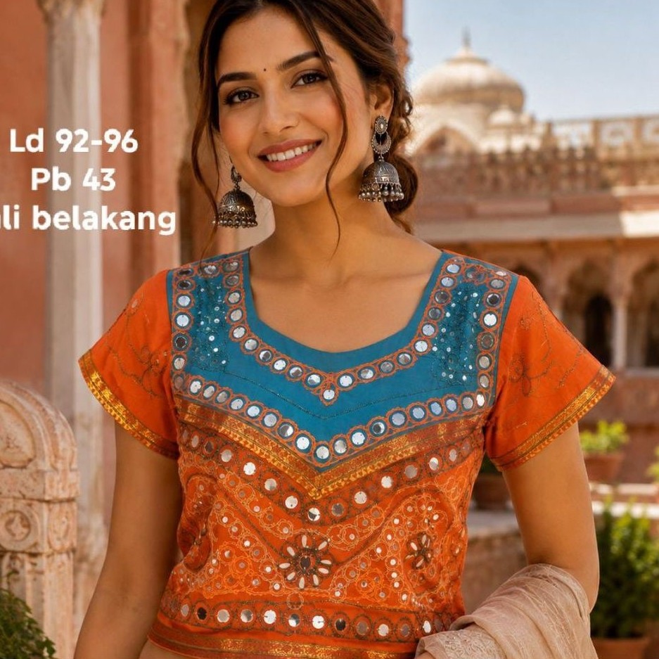 KURTI KURTA WANITA VIRAL BAJU INDIA PAKISTAN KATUN BORDIR SET CELANA