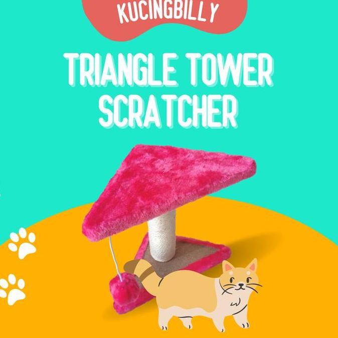 XIFA_NURABDILAH - TRIANGLE TOWER SCRATCHER GARUKAN KUCING