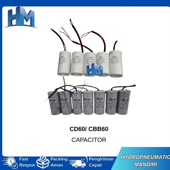 KAPASITOR DINAMO, MOTOR, KOMPRESOR CD60 DAN CBB60 - CD60 100UF MURAH