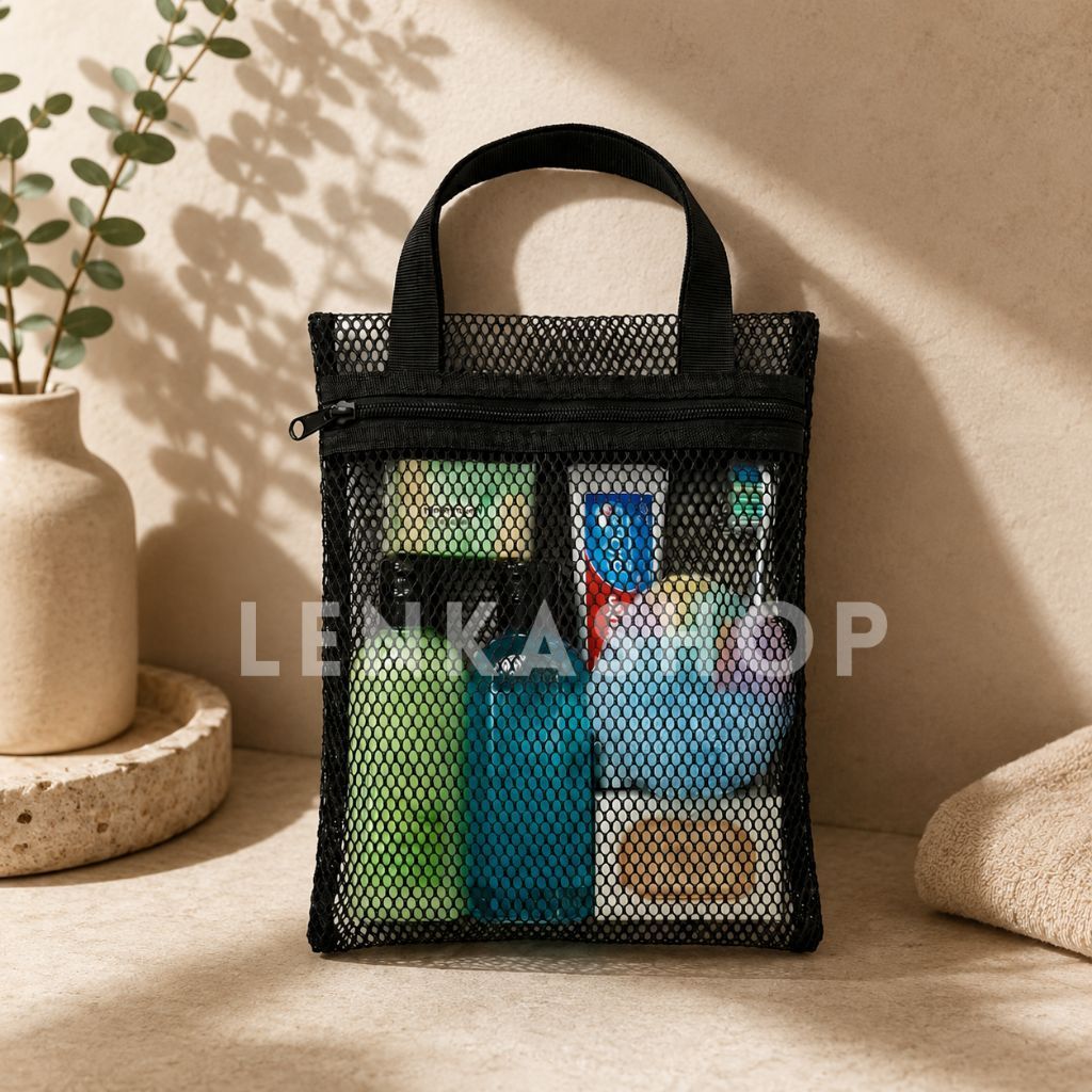 Tas Jaring Alat Mandi Tas Kecantikan